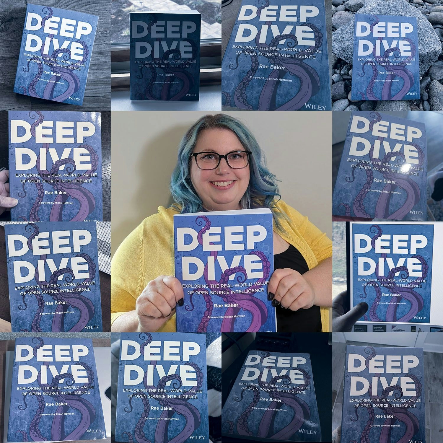 Rae and her book Deep dive