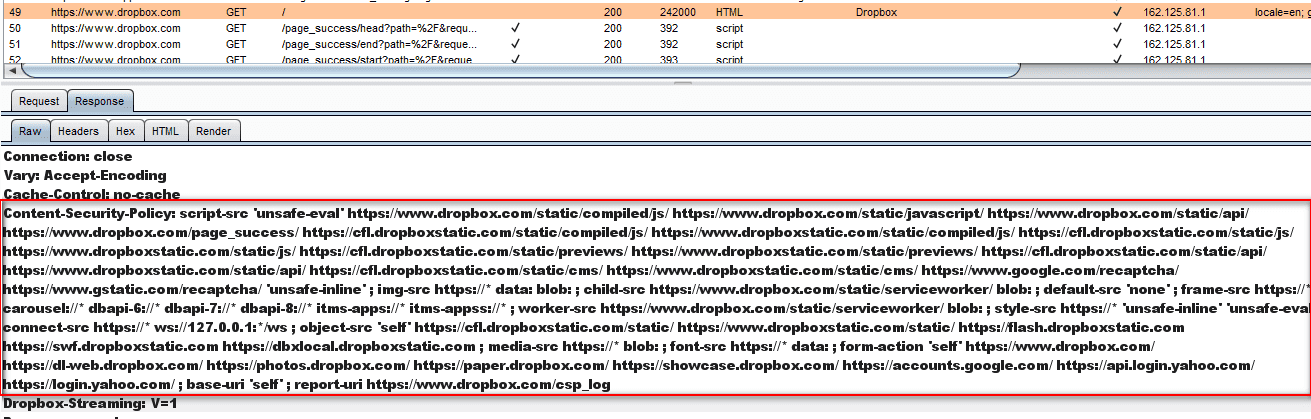 content security policy header