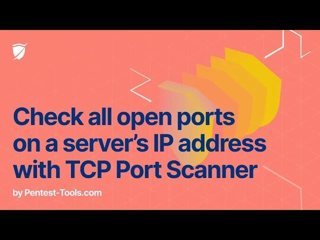 Check all open ports on a server’s IP address or hostname with Port Scanner