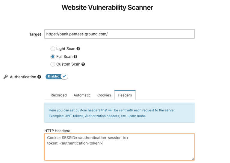 How to perform authenticated website scans with Pentest-Tools.com ...