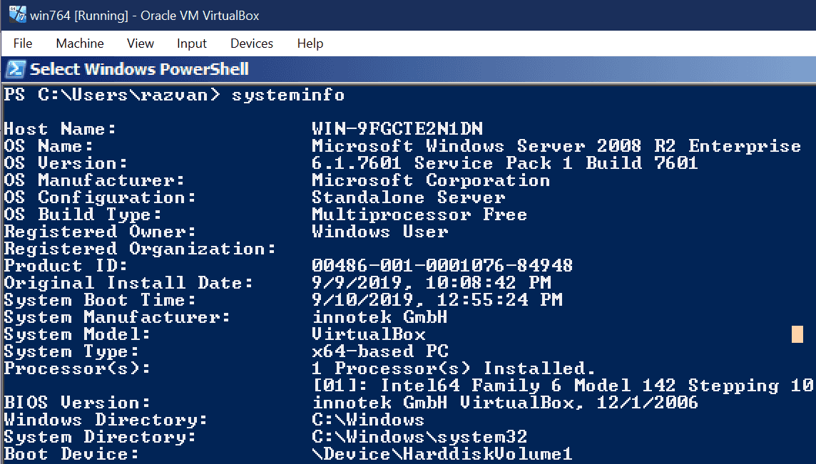 setting up the target machine for exploitation