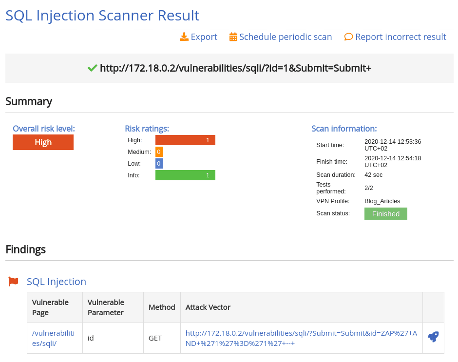 How to detect injection flaws with Pentest-Tools.com | Pentest-Tools ...