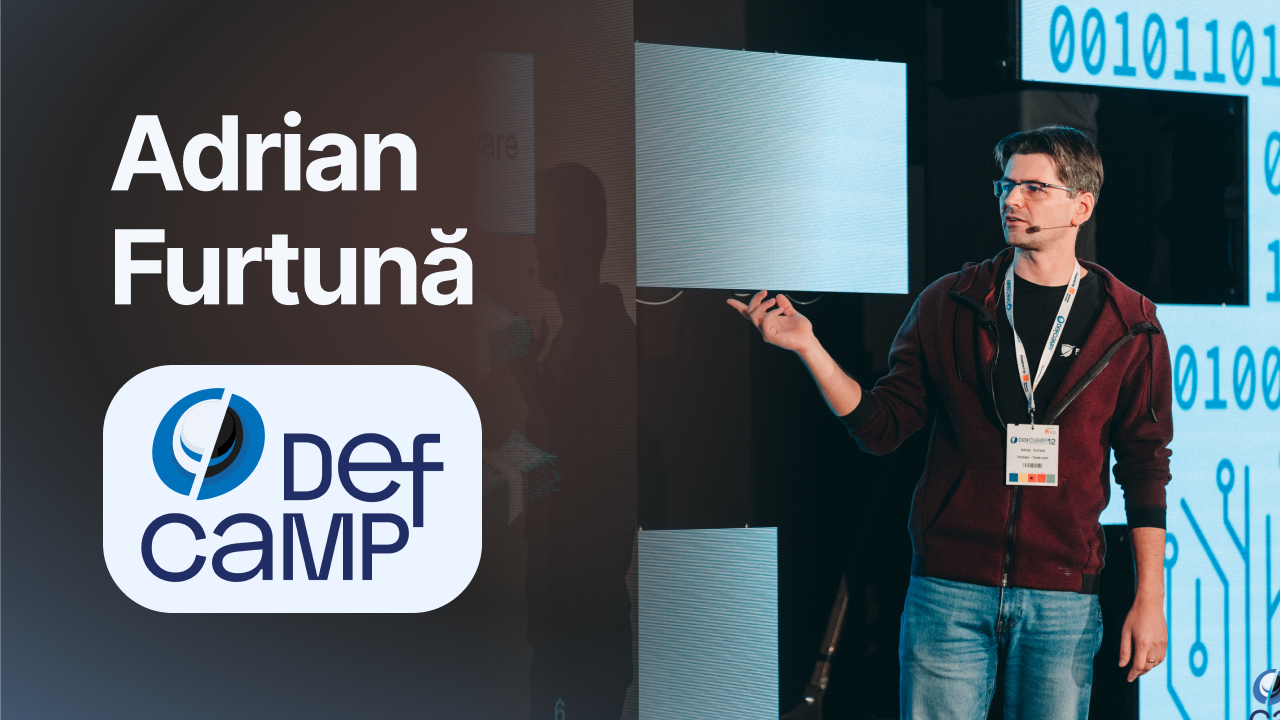 Adrian Furtuna at DefCamp 2022
