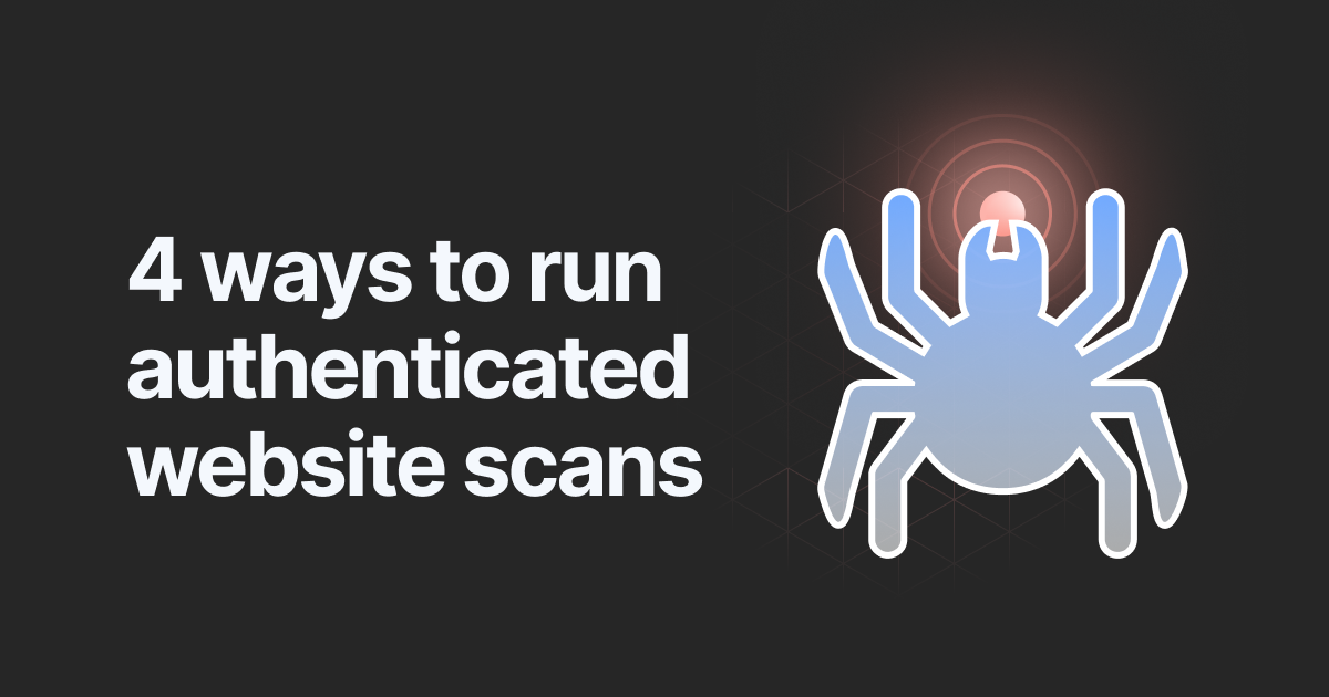 Read the article titled How to perform authenticated website scans with Pentest-Tools.com