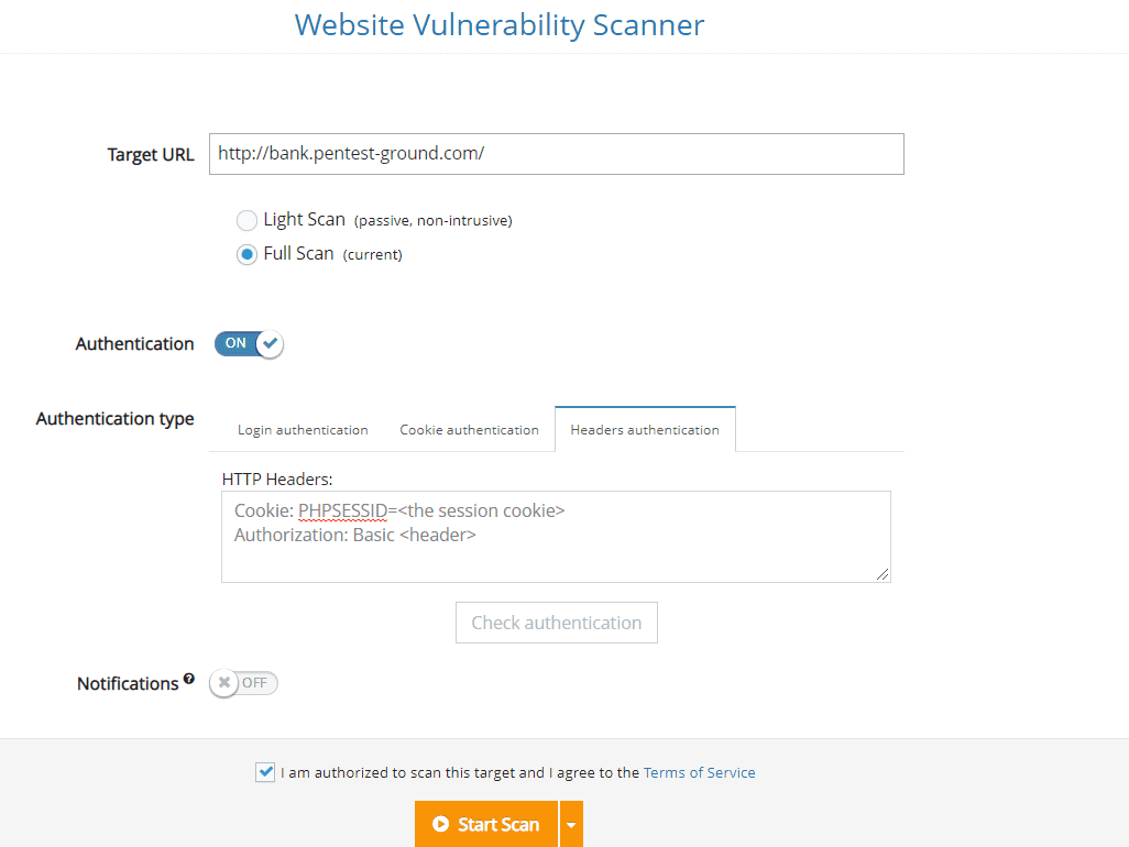 How to perform authenticated website scans with Pentest-Tools.com ...