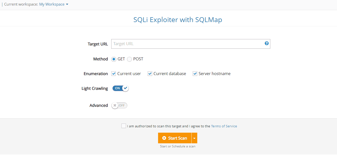 SQLi Exploiter tool light crawling parameter