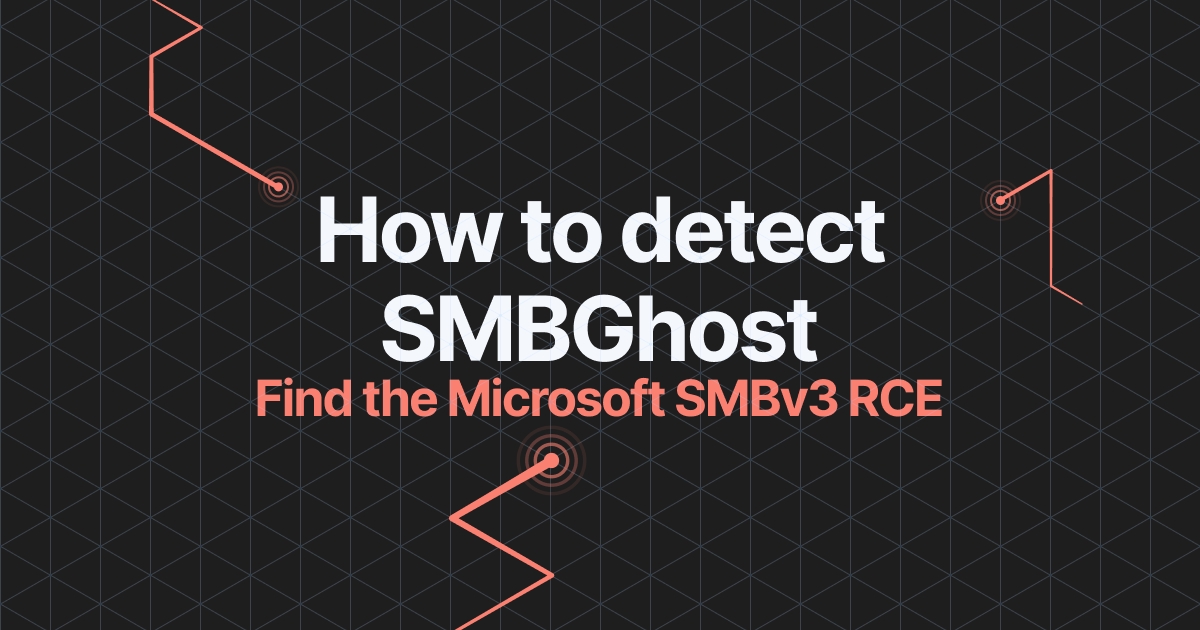 Read the article titled How to detect the Microsoft SMBGhost vulnerability with Pentest-Tools.com