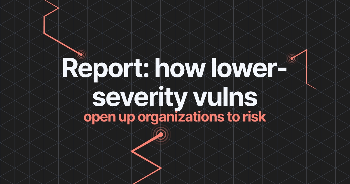 Read the article titled Find out why lower-severity vulns are the bigger pain