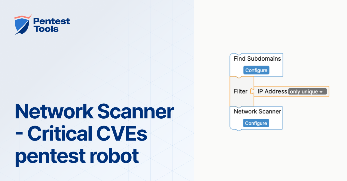 Network scanner pentest robot