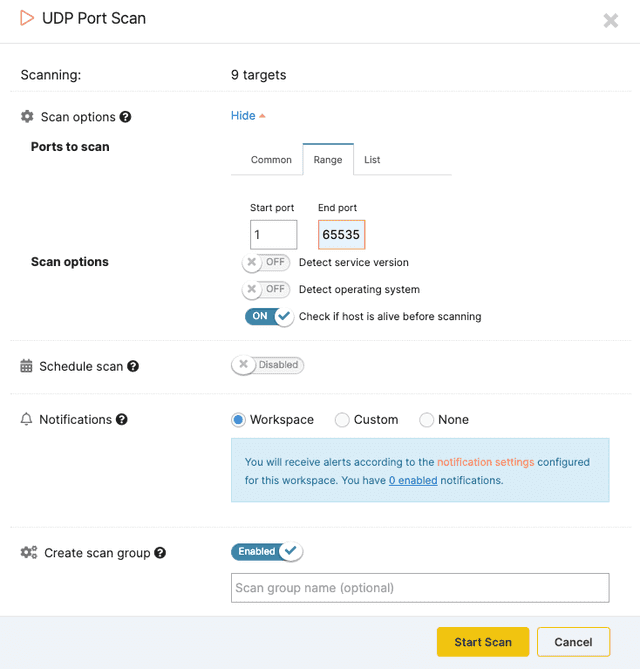 Udp Scanner How to conduct a full network vulnerability assessment | Pentest-Tools ...