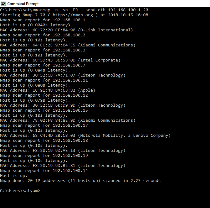 command prompt interface