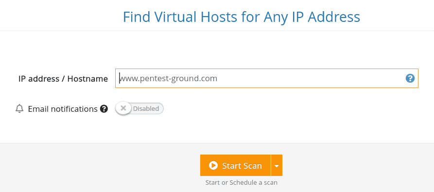 Find VirtualHosts Scanner1