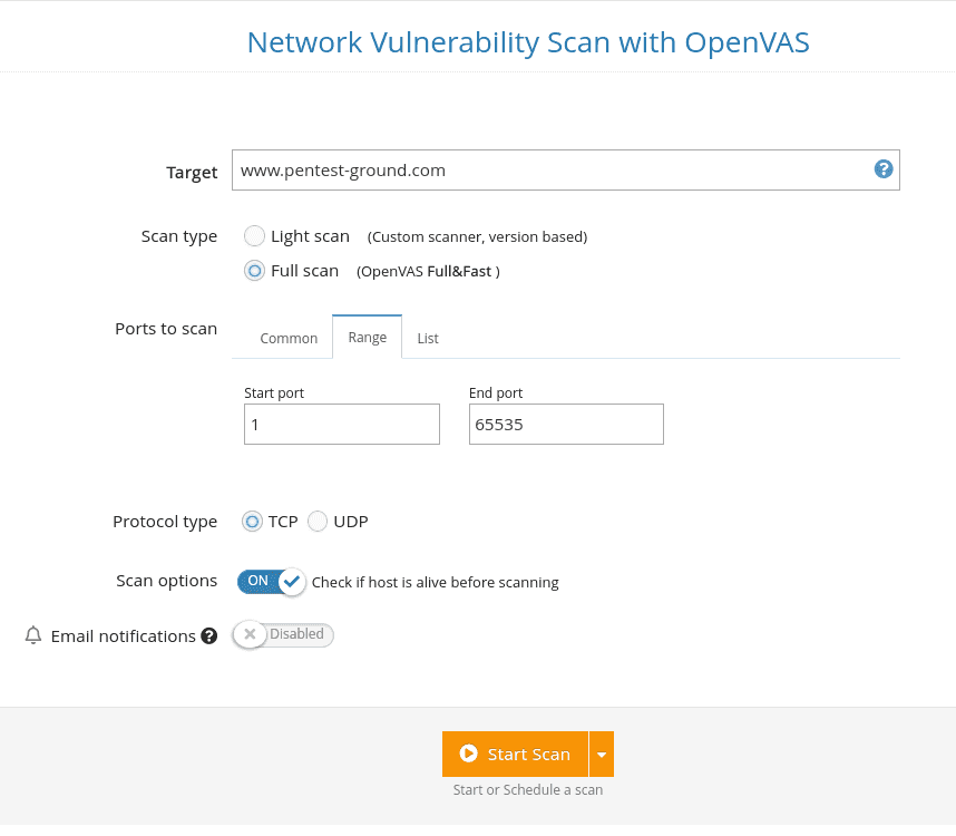 How to do a full website vulnerability assessment with Pentest-Tools ...