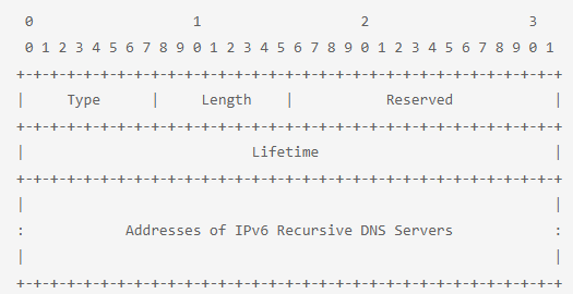 Recursive DNS Server option