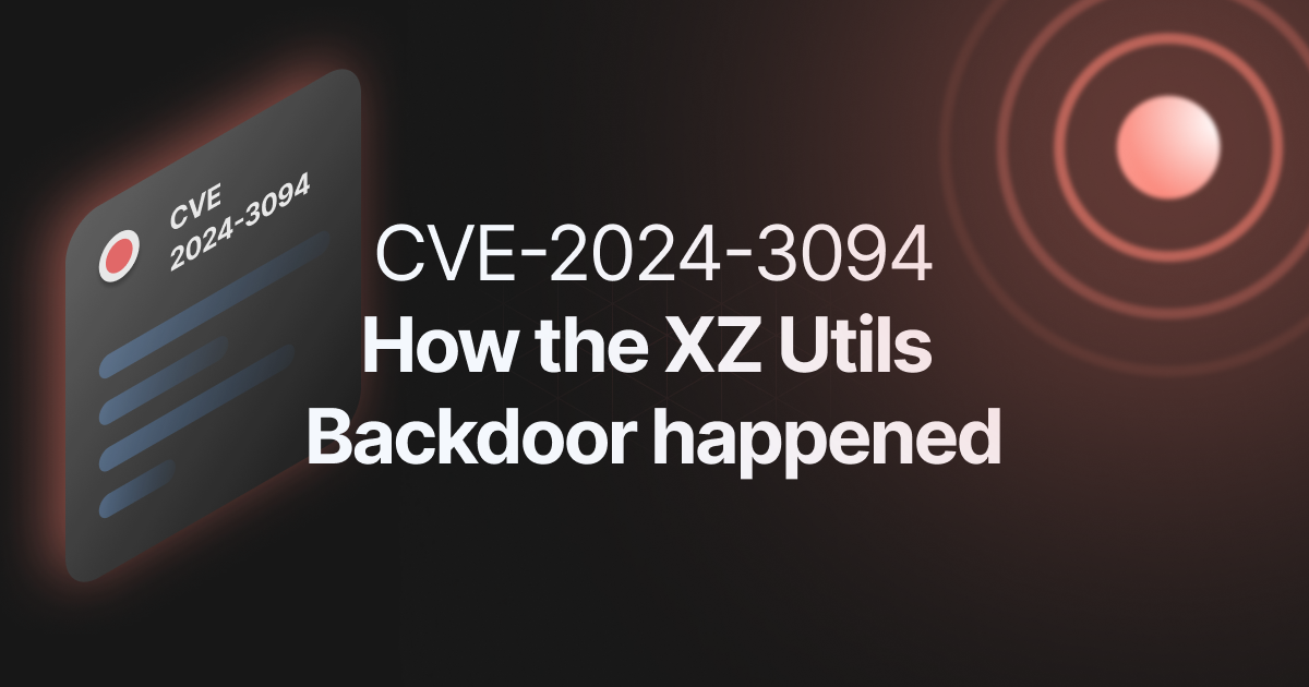 Read the article titled CVE-2024-3094 - The XZ Utils Backdoor, a critical SSH vulnerability in Linux