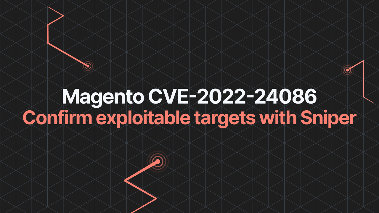 How to detect magento CVE-2022-24086 with Pentest-Tools.com