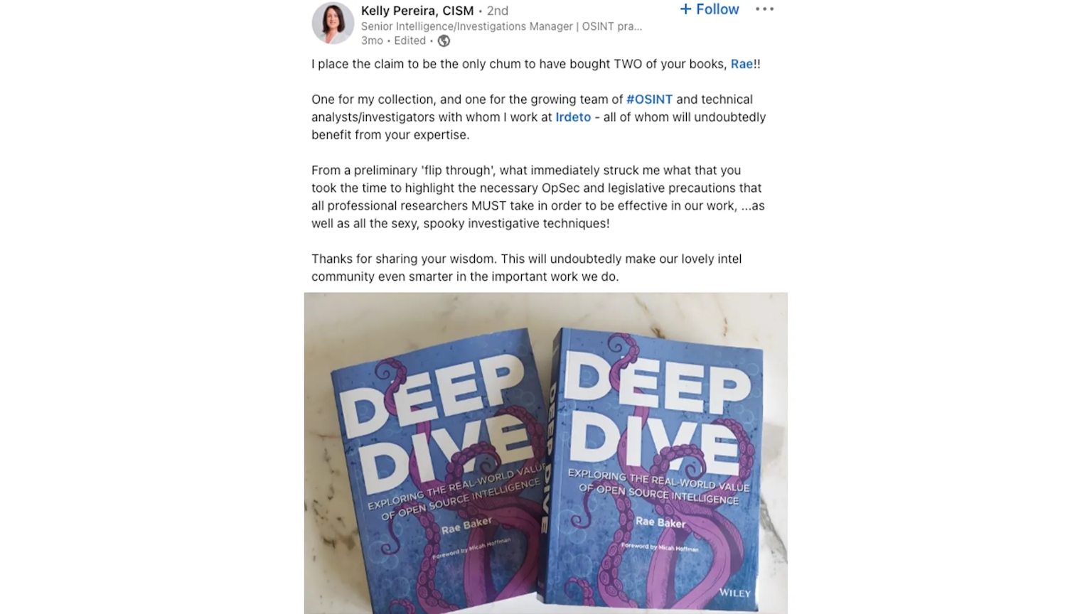 Deep dive book review