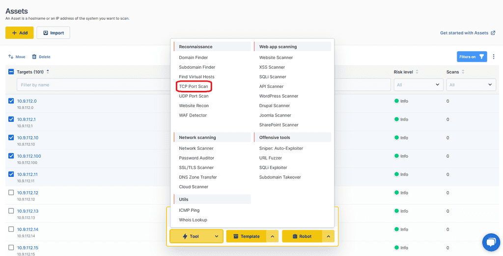 Scan For Vulnerabilities Using Ip Address How to conduct a full network vulnerability assessment | Pentest-Tools ...